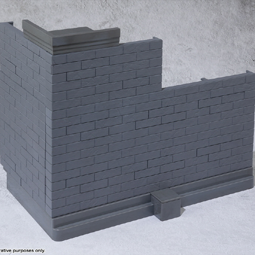 [반다이]魂OPTION(혼옵션) Brick Wall (Gray Ver.)